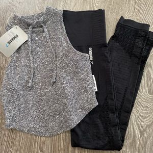 High-waisted seamless leggings [Gymshark]